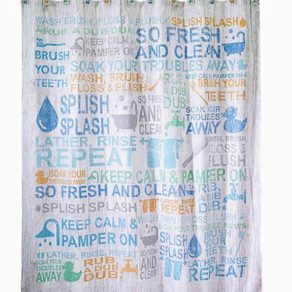 Avanti 🆕 Splish Splash Shower Curtain